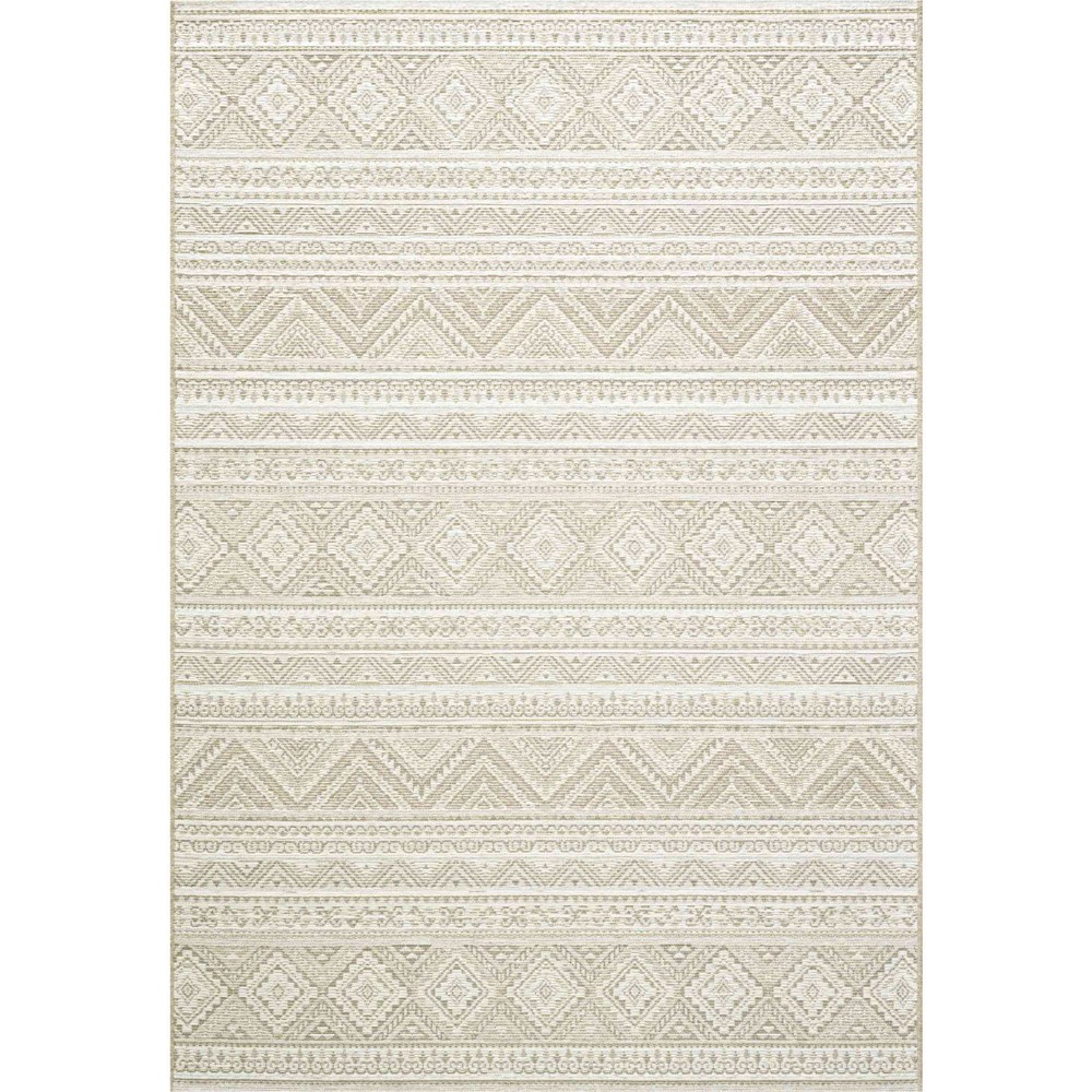 Cabana 84004 7001 Boho Flatweave Rug in Beige